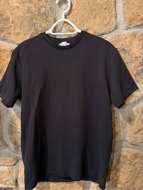 Calvin Klein Black Knit Crew Neck Short-Sleeve Tee